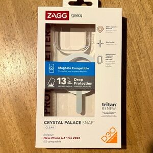 ZAGG Crystal Palace Snap Clear iPhone Case